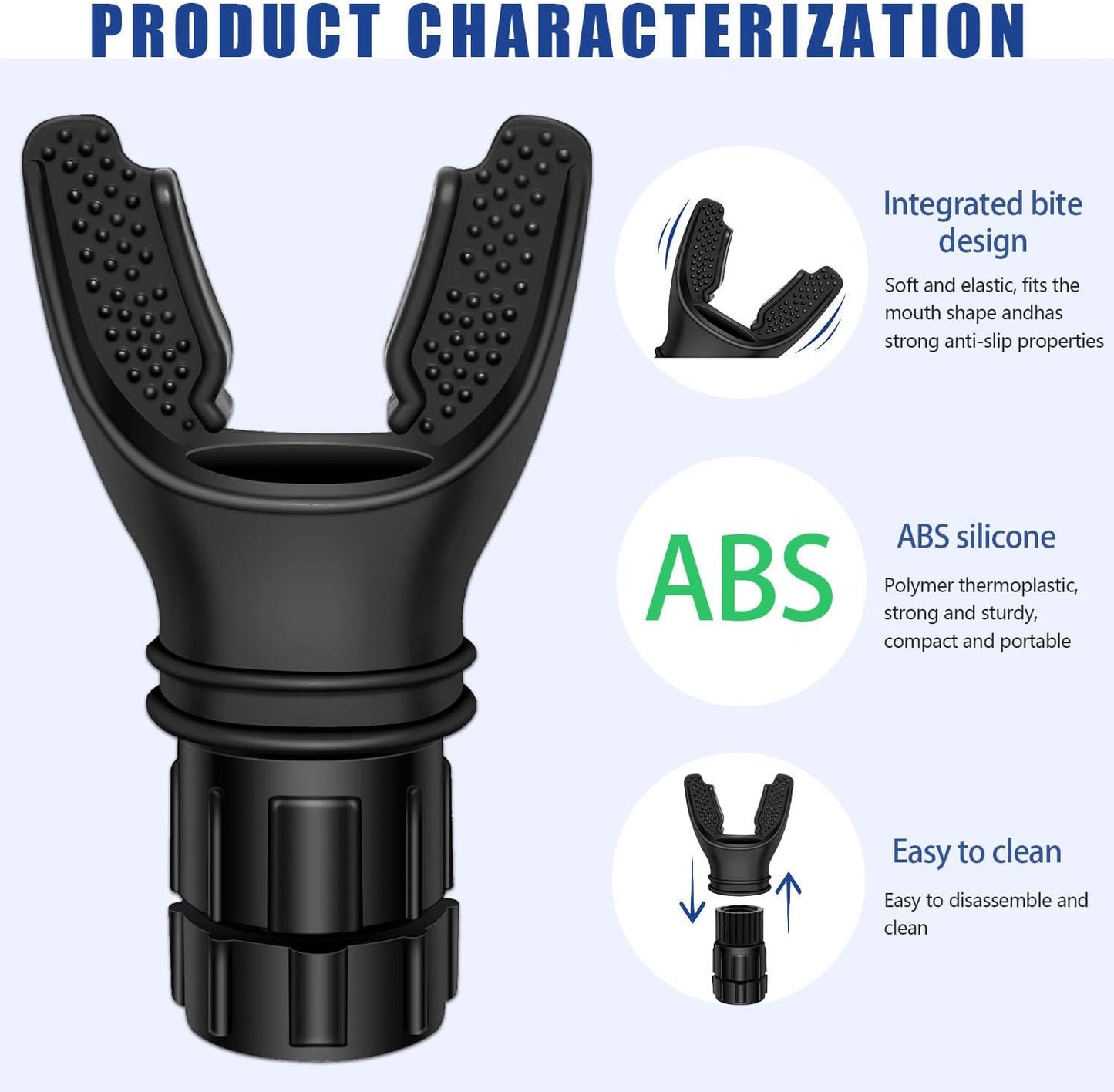 Portable Breathing Exercise Device for Lungs, Breathing Trainer with Resistance Adjustable
