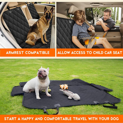Dog Car Seat Cover, Back Seat Cover for Dogs Pet